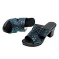 thumbnail image 4 of Sandalias y zapatillas de tacón alto con boca de pez y diamantes de imitación para verano Wmkox8yii  hj789, 4 of 6