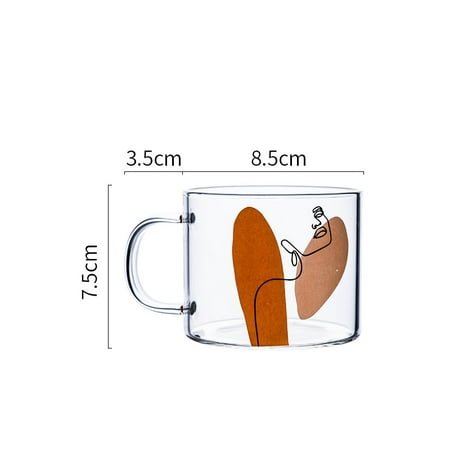 

Homeex Creative And Simple High Borosilicate Glass Original portrait multicolor h