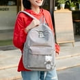 thumbnail image 5 of TAIAOJING Lightweight Backpack for School Casual Shoulder Corduroy Backpack Student Fashion Bag Womens Bag Youth Simple Fashion Shoulder Bag, 5 of 6