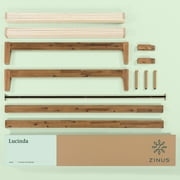 Zinus Lucinda 10 Wood Platform Bed Frame, No Box Spring Required, King