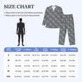 thumbnail image 4 of Balery Cute Shark Pijama para Hombre de Dos Piezas con Manga Larga, Conjunto de Dormir y Descanso Suave con Bolsillos-Large, 4 of 7