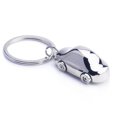 thumbnail image 1 of Queilt Cool Luxury Metal Keychain Car Model Key Chain Key Ring Racing Car Keyring For Man Women Gift, Silver, M, 1 of 4