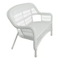 thumbnail image 2 of Northlight 4-Piece White Steel Resin Wicker Outdoor Patio Furniture Set 51", 2 of 4