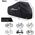 thumbnail image 2 of Bike Cover Outdoor Waterproof Bike Cover With Keyhole, 2 of 5