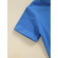 thumbnail image 6 of Suealasg 2Pcs Kids Baby Boys Summer Farm Outfits 6M 1T 2T 3T 4T Toddler Boys Clothes Short Sleeve T-shirt Tops and Tractor Print Shorts Sets, 6 of 7