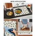 thumbnail image 6 of nqOlkjepod Large Induction Cooktop Protector Mat 24"x21", Leaf Stove Top Covers for Electric Stove, Farmhouse Green Plant Vintage Spring Summer Stove Burner Cover Mats, Glass Top Stove Cover, 6 of 8