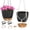 Black, variant on FIASON 2 Pack 10 Inch White Hanging Planters for Indoor Plants,Self Watering Hanging Baskets Flower Pots with Drainage Hole, Visual Reservoir & 2 Kinds of Plant Hanger for Outdoor Garden Home Decor