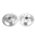 thumbnail image 2 of Power Stop Rear Pair of Drilled and Slotted Brake Rotors JBR1542XPR, 2 of 4