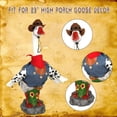 thumbnail image 4 of Porch Goose Statue, 14" Tall Big Animal Cowboy Goose Figurine for Patio, Balcony, Front Door Decor, Outdoor Lawn Garden Decoration, Gift for Family Friends, 4 of 7