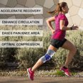 thumbnail image 6 of Knee Brace Support Compression Sleeve with Side Stabilizers + Silicone Patella Gel Pad for Meniscus Tear,Arthritis,Jogging,Sports,Running, 6 of 7