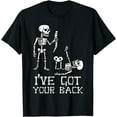 thumbnail image 1 of Halloween Squelettes Costume "Ve Got Your Back" T-Shirt Hommes Femmes Enfants - Blanc - 3TG, 1 of 3