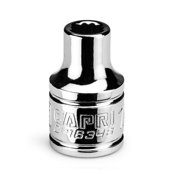 Capri Tools 1/4 in. Shallow Socket, 3/8 in. Drive, 12-point, SAE