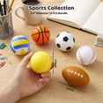 thumbnail image 2 of Pelotas antiestrés de espuma MCPINKY, 6 unidades, minideportivas, 6,35 cm, 2 of 7