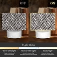 thumbnail image 3 of Fotbe Black White Stripes Pattern Acrylic Night Light Gift with 3 Color ModesTouch-Sensitive LED Lamp Perfect Gift for Mother's Day, Birthday, or Christmas, 3 of 9