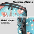 thumbnail image 4 of Valentine's Day Digital Bag Organizer Travel Case with Oxford Fabric Waterproof Material - 5.9x9.44x3.14 in - Storage Pouch Small Box Organizer Storage Container Small Storage Bag Pouch Case, 4 of 6