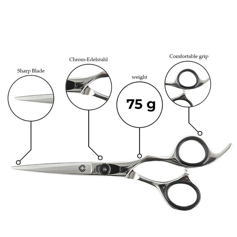 Saki Shears Grand Master Professional Hair Cutting Scissors - 6 Length -  VG10 Japanese Steel Razor Edge Barber Scissors for Men and Women