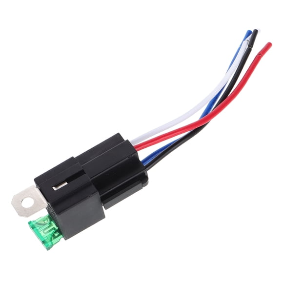 KAKOWELY motor Fused Automotive Relay With Socket For Blower Motor And Air Conditioning Systems Universal Ignition Switch Compatible Waterproof Relay Harness Included