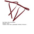 thumbnail image 3 of YAOBAMM Bow-knot Hair Clips 2Pcs Hair Ribbons Soft Fabric Solid Color Long Tail Design Adorable Non Fading Tie up Smooth Women Girls Hair Ribbon, 3 of 6