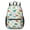 Dinosaur and Floral-3, variant on Dinosaur and Floral Off White Pattern 17" School Backpacks for Teens,Waterproof Oxford Fabric,S-Shape Padded Straps for School,Travel,Hiking,Camping