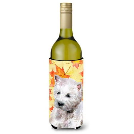 

Westie Fall Wine Bottle Beverge Insulator Hugger
