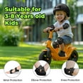 thumbnail image 5 of Kids Bike Helmet & Protective Gear Set for Toddlers Age 3-8, Adjustable for Cycling & Skateboarding - Black, 5 of 7