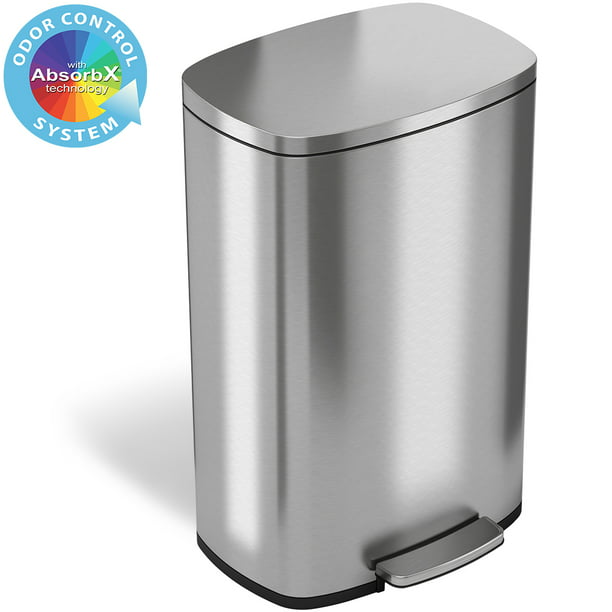 stainless steel garbage can walmart