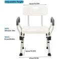 Shower Chair with Handles Shower Safety Seating Transfer Bench Bathtub