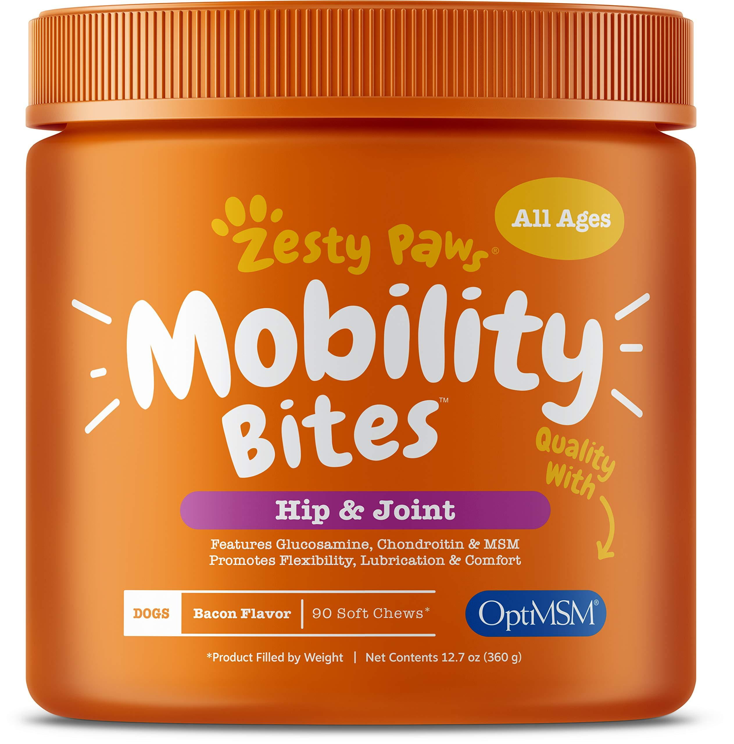 Zesty Paws Glucosamine for Dogs Hip & Joint Health Soft Chews with