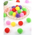 thumbnail image 4 of Bolas de juguete para gatos KEWITY Bolas de pompones de 3 cm coloridos, 4 of 5