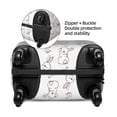 thumbnail image 4 of Balery Luggage Cover Bunny And Bird Print Suitcase Covers for Luggage Elastic Washable Suitcase Protector Fits 18-32 Inch Luggage-, 4 of 9