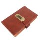 thumbnail image 1 of BESTYASH Cuaderno De De Con Y Textura PU Estilo Moderno Color Café Claro, 1 of 6