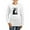 White, variant on CafePress - Chat Noir Cat Long Sleeve T Shirt - Women's Long Sleeve Graphic Casual T-Shirt