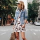 thumbnail image 4 of Fotbe Christmas Plaid Moose Vestido de Verano sin Mangas para Mujer – Vestido Midi Línea A, Estilo Camiseta Floral, Vestido Playero Casual y Fluido, 4 of 7