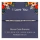 thumbnail image 1 of Pulseras para Mujer, Regalos para Mujer Pulsera Alfanumérica con Contraseña para Parejas Pulsera con Contraseña Pulsera Pulsera Collar, 1 of 3