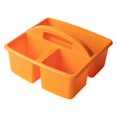 thumbnail image 2 of Painting Basket Plastic Multi Compartments Basket Orange for Storage 1Pcs, 2 of 3