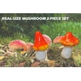 thumbnail image 6 of G & F Products Fairy Garden Miniature Garden Metal Mushroom, Little Red Spots, 2 Pieces, 6 of 6