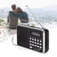 thumbnail image 2 of Reproductor de audio digital portátil, altavoz de música HiFi, compatible con radio FM, tarjeta TF SD, USB AUX con pantalla, 2 of 14