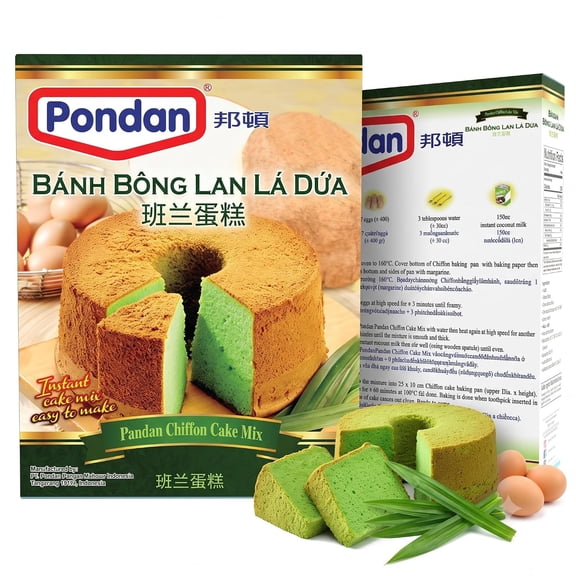 Pondan Chiffon Cake Mix, 14-Ounce