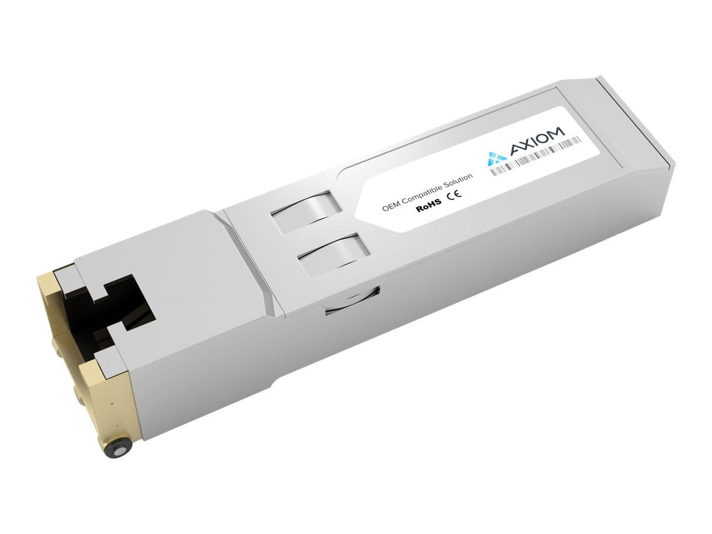 Axiom - module Émetteur-Récepteur SFP+ (Équivalent à: D-Link DEM-410T) - 10GbE - 10GBase-T - RJ-45 - jusqu'à 98 Pieds