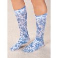 thumbnail image 3 of Celeste Stein Compression Socks 20-30mmHg, Blue Paisley, Regular, 3 of 4