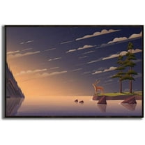 IDEA4WALL Framed Canvas Wall Art for Living Room, Bedroom Dreamland Theme Canvas Prints for Modern Home Decoration Ready to Hang