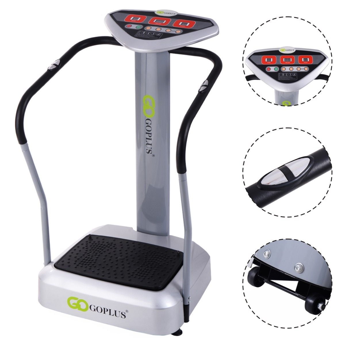 Ghp 1000w 15hp Whole Body Vibration Platform Exercise Machine Crazy Fit Massage