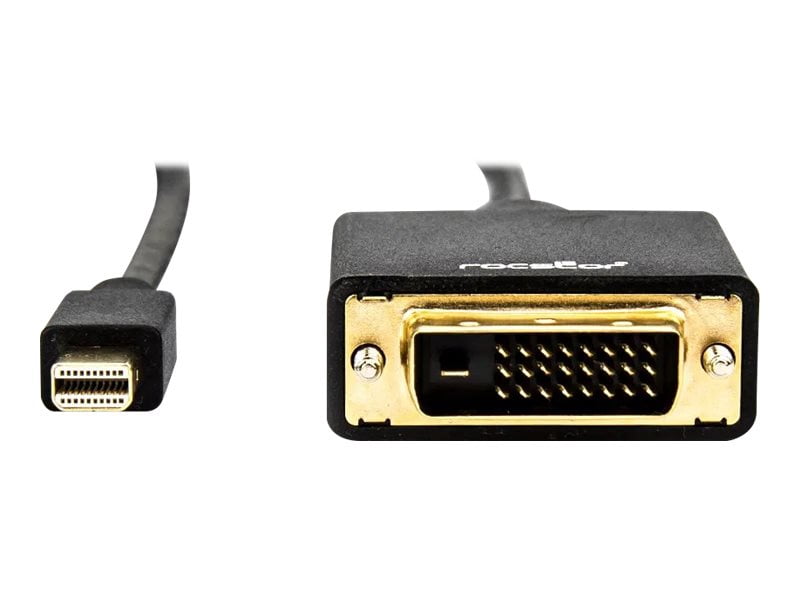Rocstor Premium 6 ft Mini DisplayPort to DVI Cable - Mini Displayport to DVI Cable Supports  (Y10C164B1)