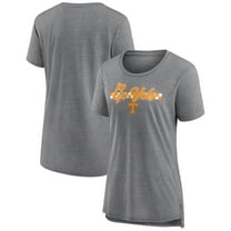 Women's Gray Tennessee Volunteers True Mascot Tri-Blend T-Shirt