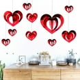 dfutuy Valentine's Day Heartshaped Threedimensional Hang Tag