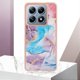 thumbnail image 5 of KAIYANG Funda para Xiaomi 14T Pro YB IMD Series-1 Style-A IMD Marble Flower Pattern TPU para teléfono - Púrpura F Milky Way Marble Blue Multicolor, 5 of 5