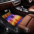 thumbnail image 4 of Gaeub Palm Trees at Sunset Print 4 Pieces Car Floor Mats Car,Universal Car Carpet Mats,Fit for SUV, Vans, Sedans,Trucks, 4 of 6