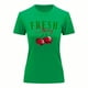 thumbnail image 3 of Playera Blusa De Cerezas Fresh Cherry Ropa Para Mujer Ropa Para Dama Color Verde Talla Grande Marca Emil SaEs, 3 of 4