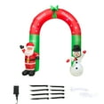 thumbnail image 2 of Inflable De Navidad De 8 Pies, De Muñeco De Nieve, Decoración De Patio, Decoraciones Para El Hogar De Vacaciones, Luces LED, Adornos Para Exteriores, Navidad, Fiesta De, 2 of 7