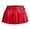 Red_001, variant on Ediodpoh Leather Skirts for Women Stylish Mini with Flounce Hem Punk Rock Gothic Metal Buckle Detail Night Out Clubwear _001 M